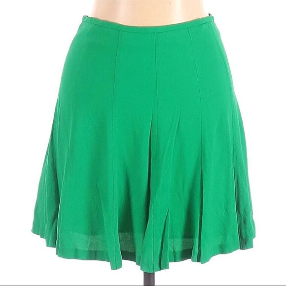Sandro Green Mini Skirt - Picture 1 of 6